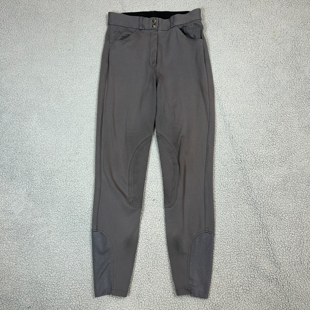 Piper by SmartPak Full Seat Breeches 30L Womens Blue‎ Equestrian Riding Pants